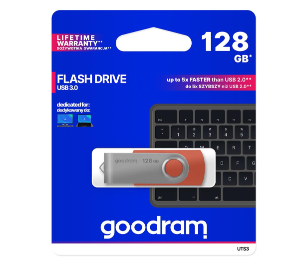 GOODRAM USB 3.0 128GB 20MB/s UTS3-1280R0R11 - 604990 - zdjęcie 5